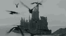 Gif animé gothique chateau